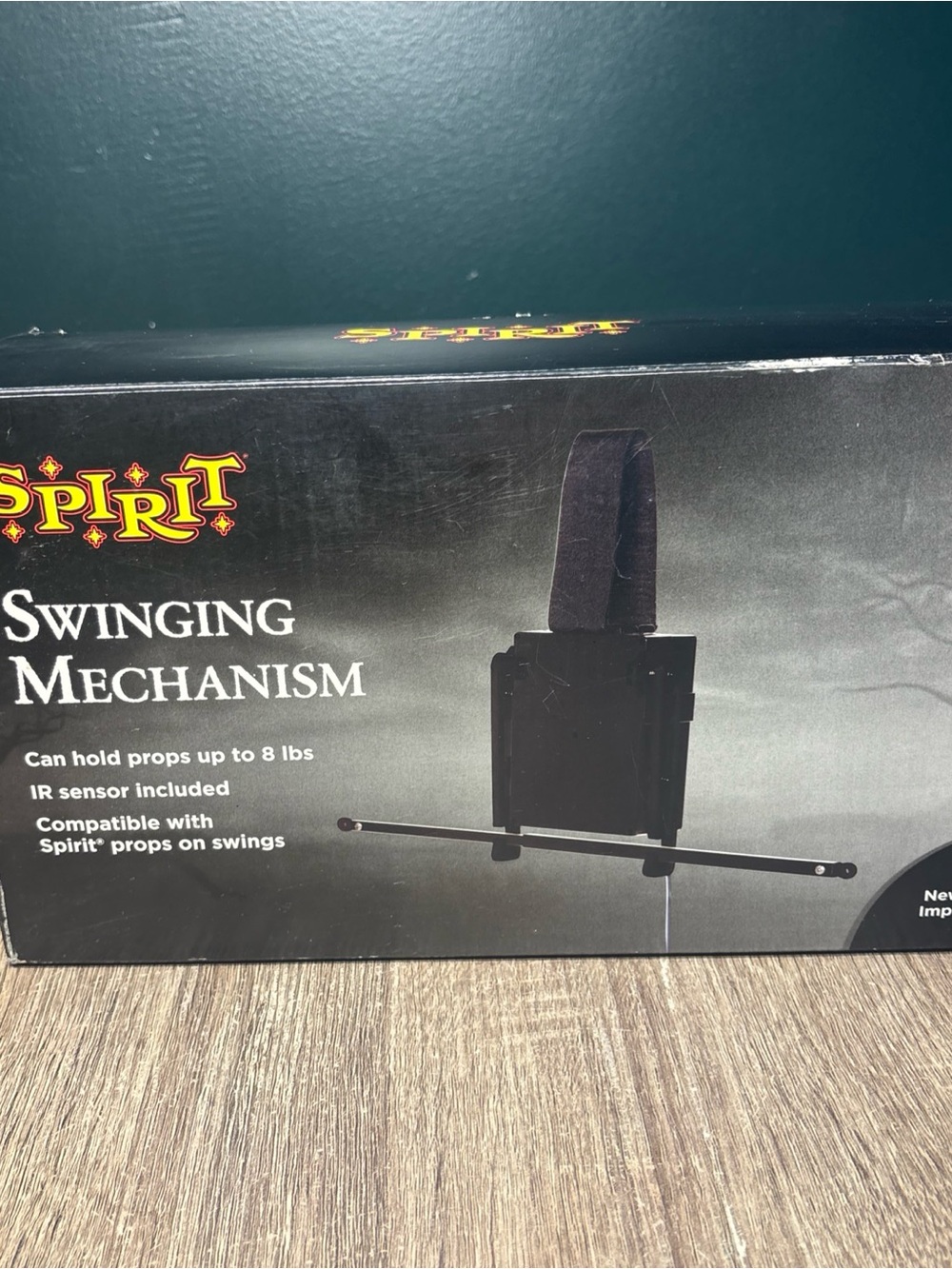 Spirit Halloween Swinging Mechanism With IR Sensor and A/C Adapter NEW